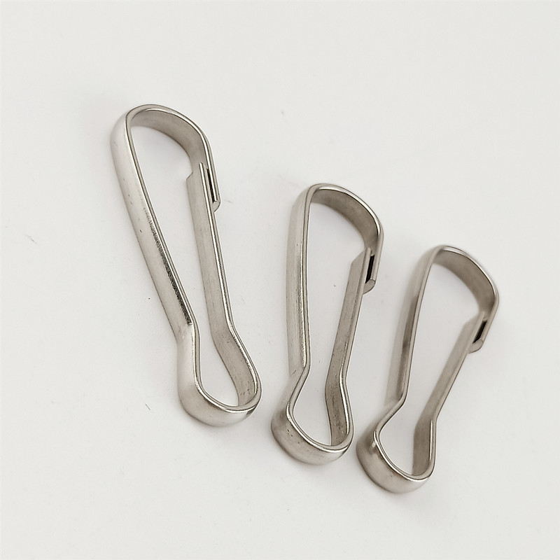 朱丹扣防风扣饰品窗帘挂扣骨扣珠腰扣龙虾扣不锈钢朱胆扣弹扣狗扣