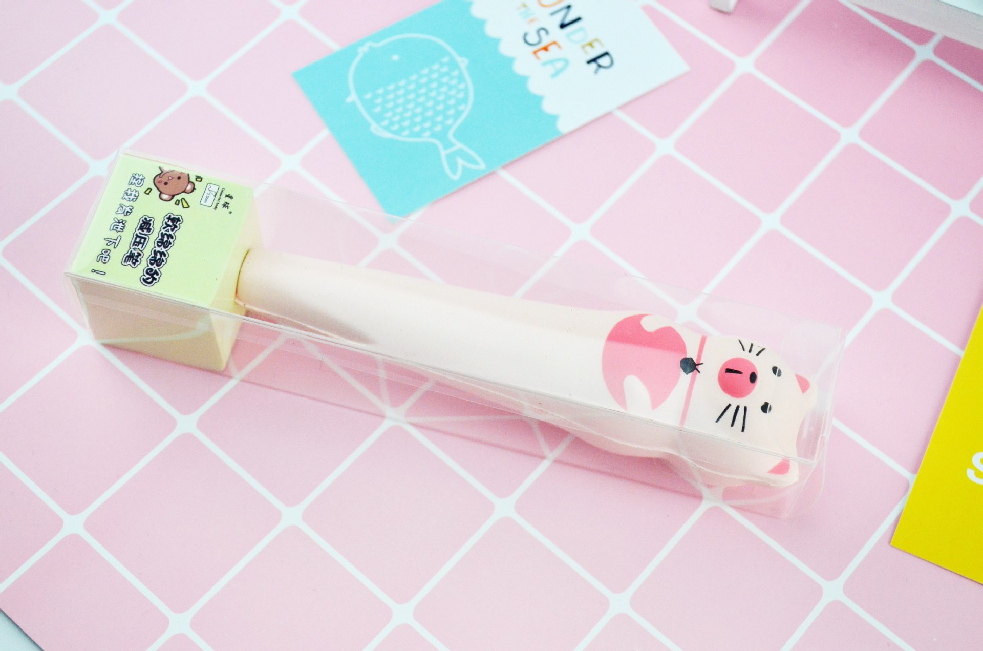 创意可爱卡通捏捏笔动物减压软绵绵解压超萌中性笔