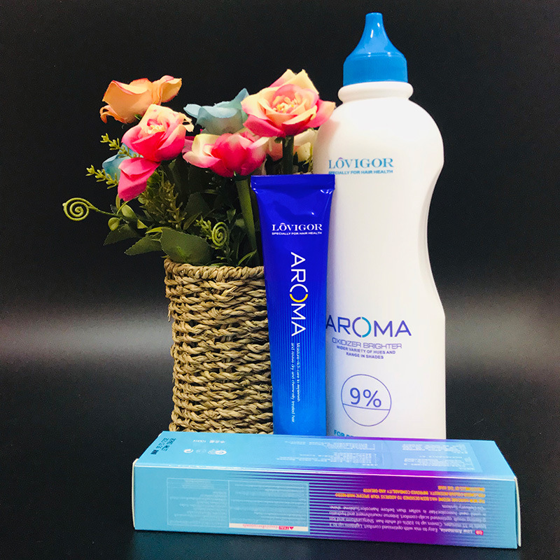 歌秀愈美蓝格无氨染膏色膏水果味染膏发廊专用发温和不刺激染发剂