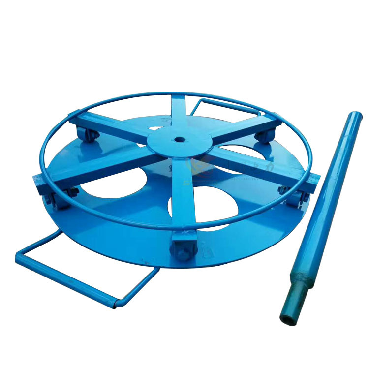 卧式放线盘圆盘放线架电缆放线盘光纤防线盘3t5t规格支持定制