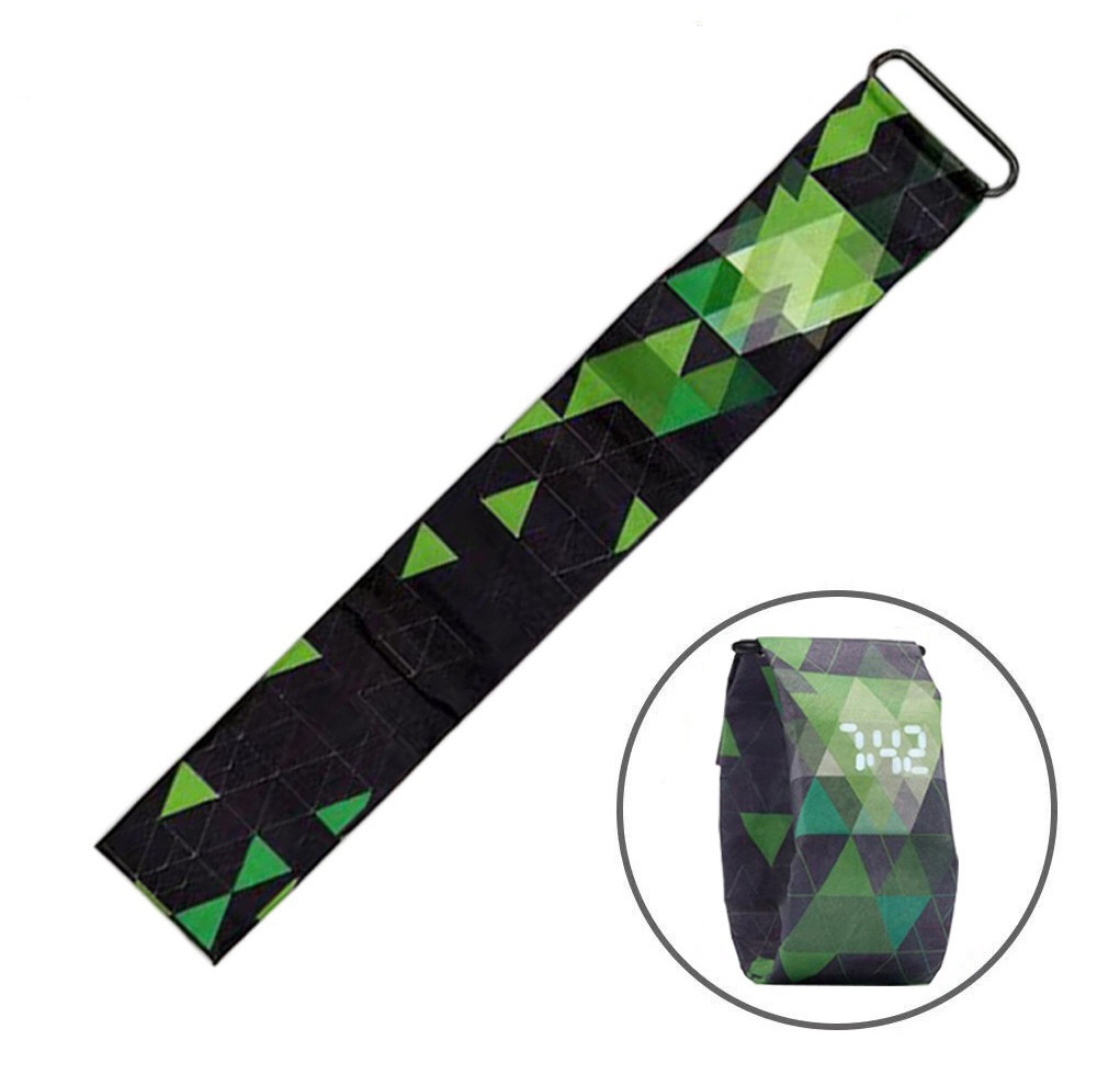 智能黑科技创意纸手表男时尚运动耐撕diy防水watch腕表可定制