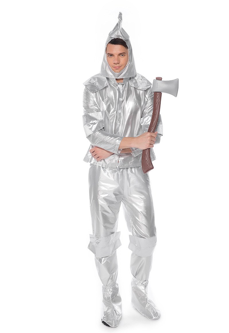 外贸cos万圣节 铁皮人服装成人男铁人服 绿野仙踪 铁皮人服饰