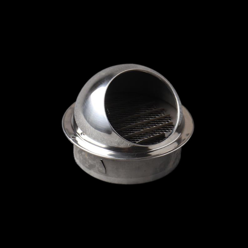 pvc通风口防雨球形外墙pvc管塑料通风排烟换气风罩圆形排气风帽