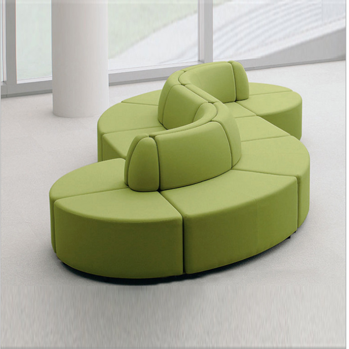 s形沙发蛇形沙发电影院沙发大厅沙发弧形组合沙发医院银行沙发