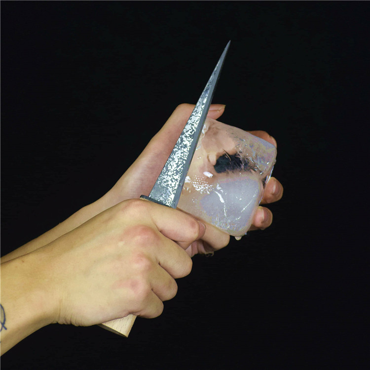 外贸跨境日式削冰球刀酒吧手工冰球刀冰雕刻刀冰刀削冰刀调酒工具