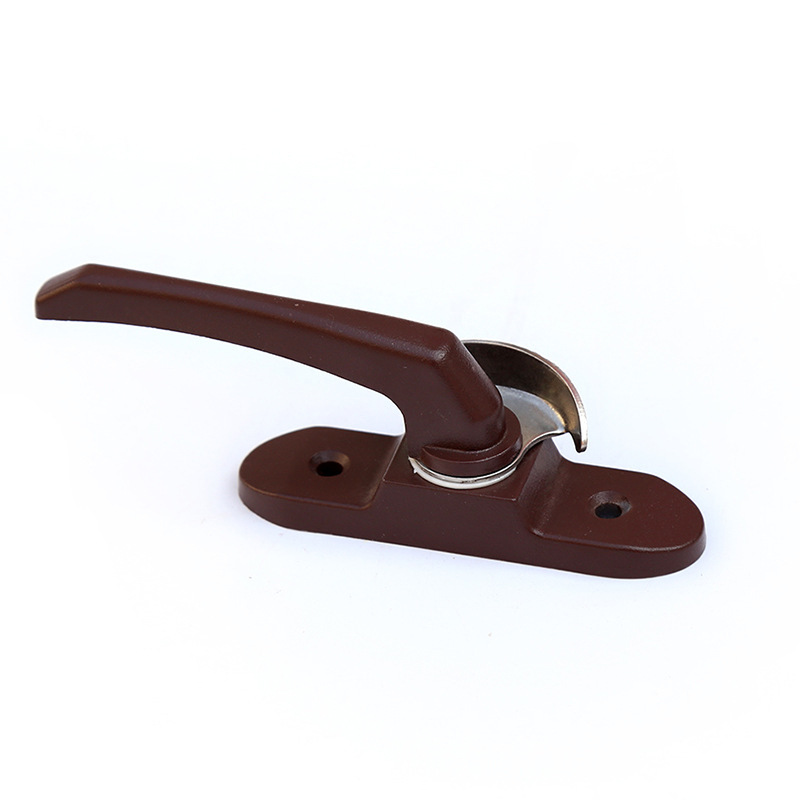 精品长柄月牙锁 塑钢门窗锁 量大从优塑钢推拉窗锁