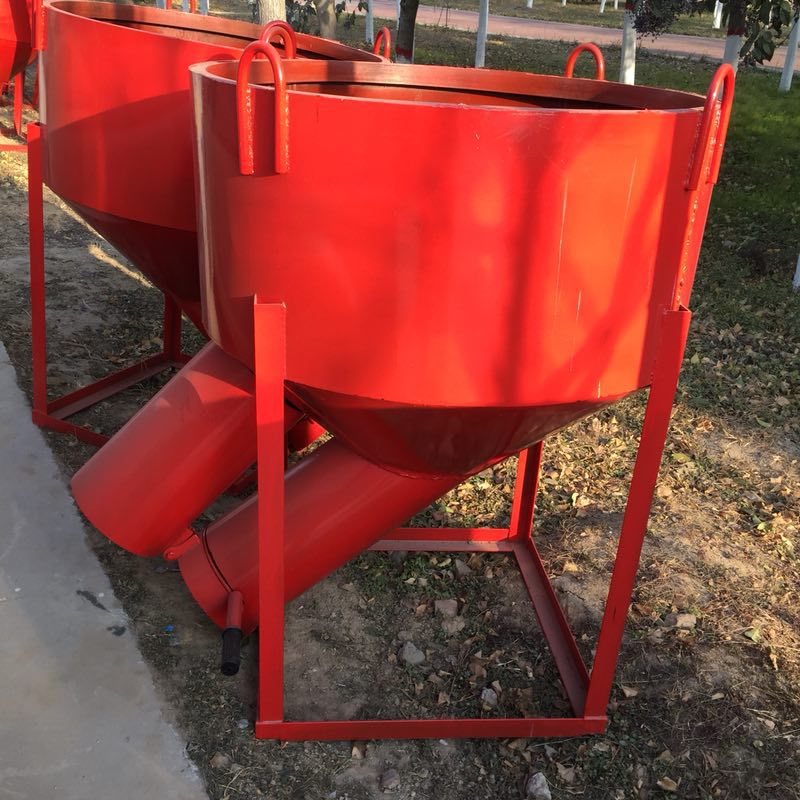 5立方混凝土料斗 方形装砂浆污泥塔基料斗 可定制叉车