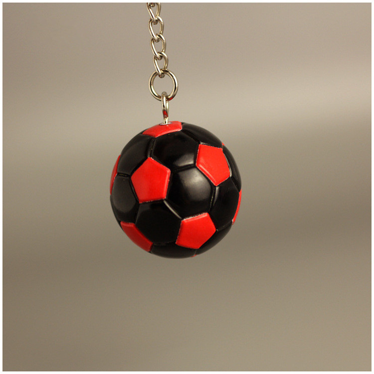 创意钥匙扣_糖果色圆形钥匙扣 足球立体3d软胶汽车 庆典活动