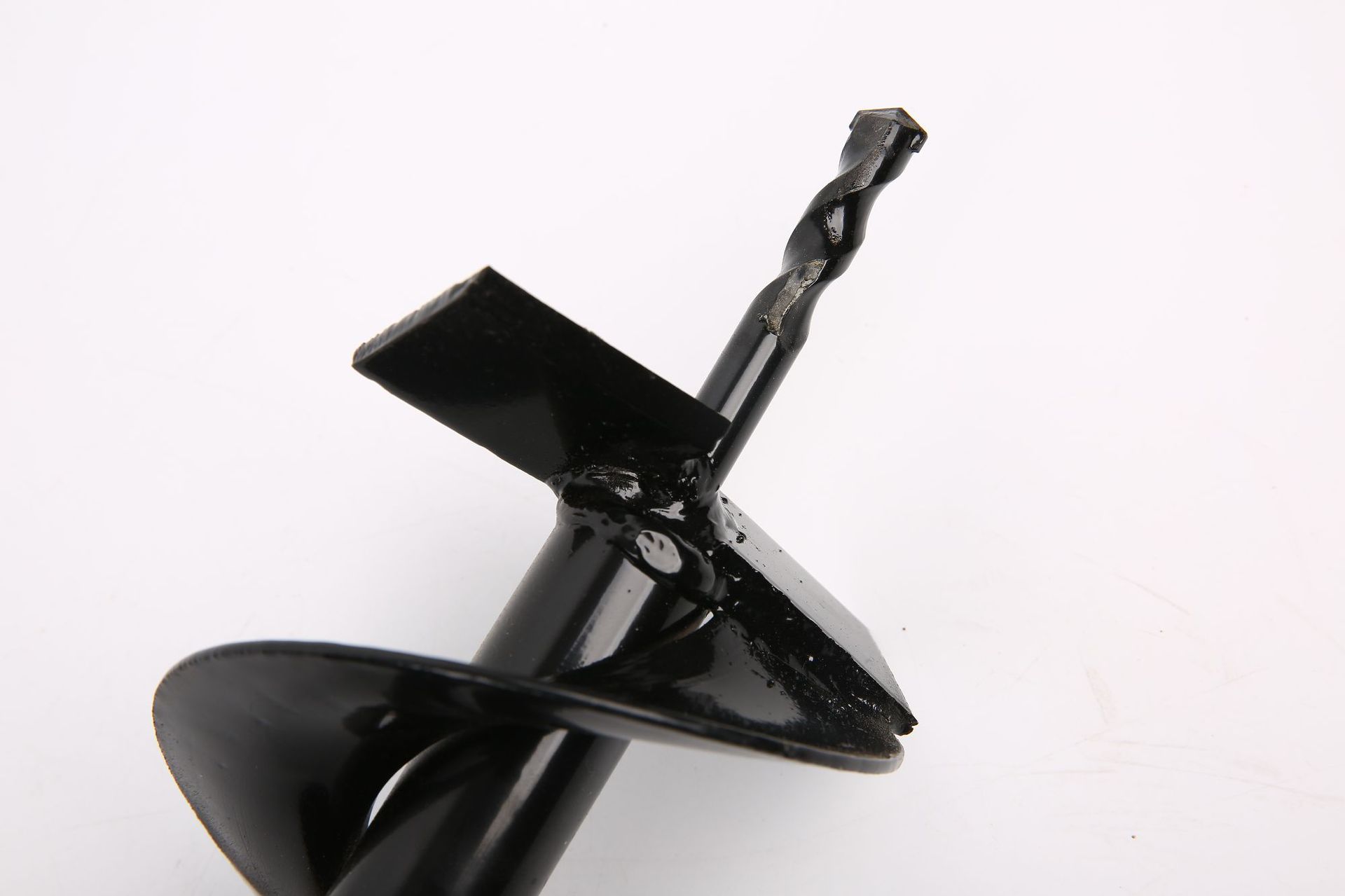 地钻钻头批发挖穴种植打孔机钻坑机配件手提式螺旋钻头钻杆水钻