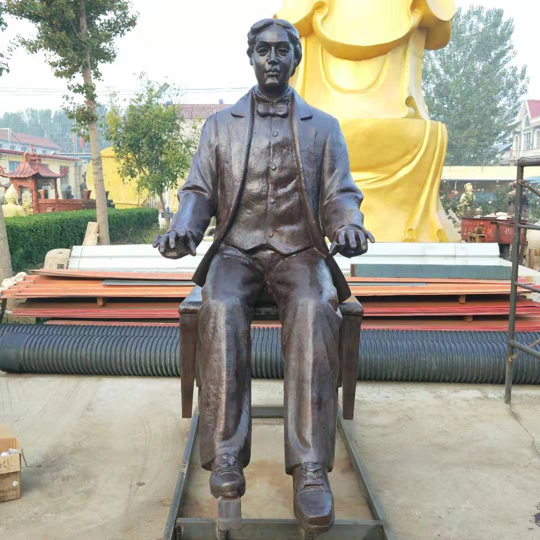 人物铜雕城市名片雕塑街头校园人物小品铸铜雕像儿童现代人物雕塑