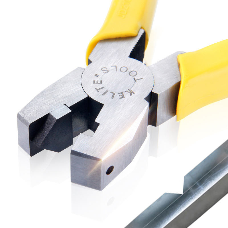 8寸铝条钳铝合金v型折边钳90度对角包边角线槽折边钳相框收边角钳