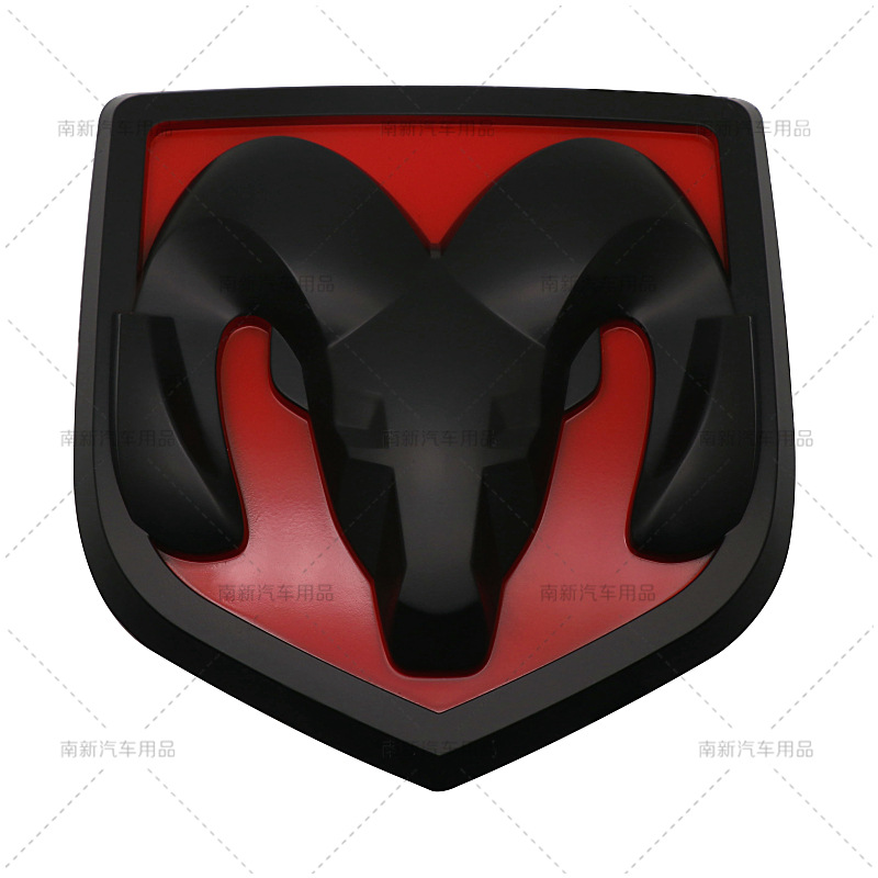 道奇公羊车标 ram1500 ram2500 ram3500 大皮卡车贴 羊头前后标
