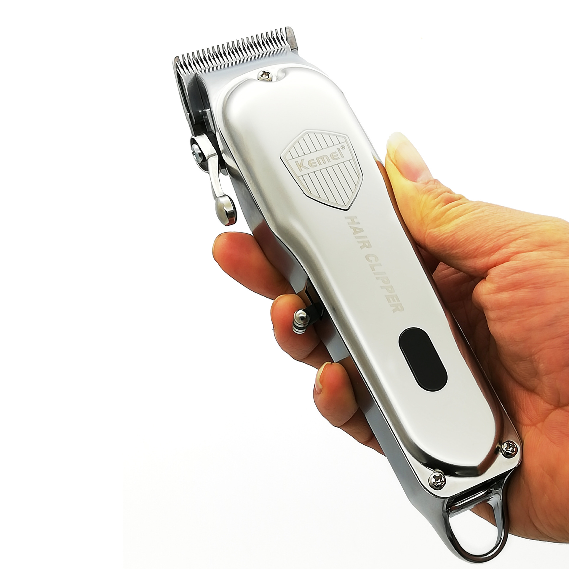 科美kemei理发器km-1993黄金款全身金属可调节碳钢刀头专业电推剪