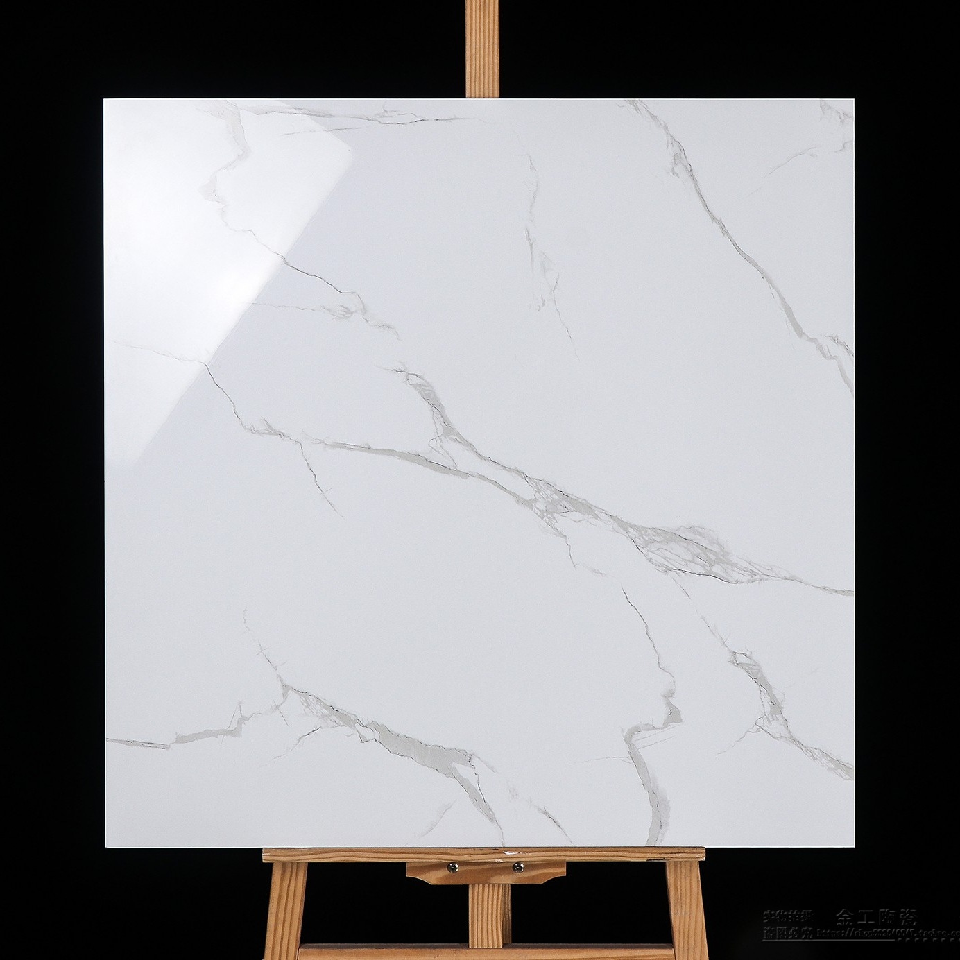 微晶石地砖800x800耐磨防滑厚微晶爵士白现代简约客厅微晶石瓷砖