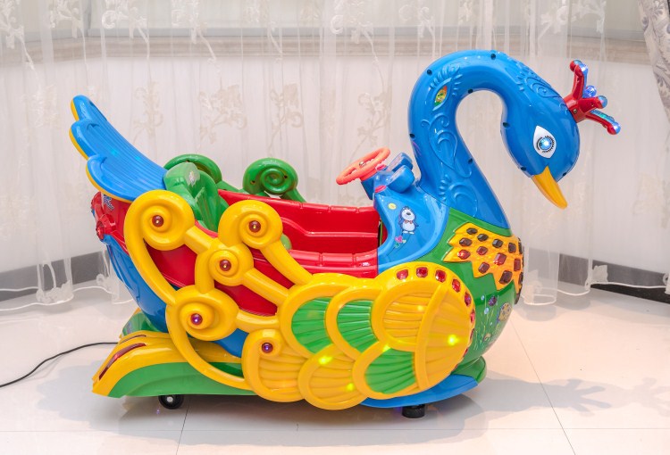 新款热卖投币天鹅摇摇车电动商用小孩摇摆机儿童超市门口玩具车