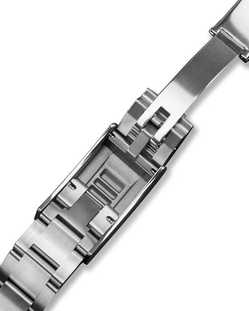 适用于劳力士rolex微调拉牙表带钢带精钢实心 潜航者黑绿水鬼20mm