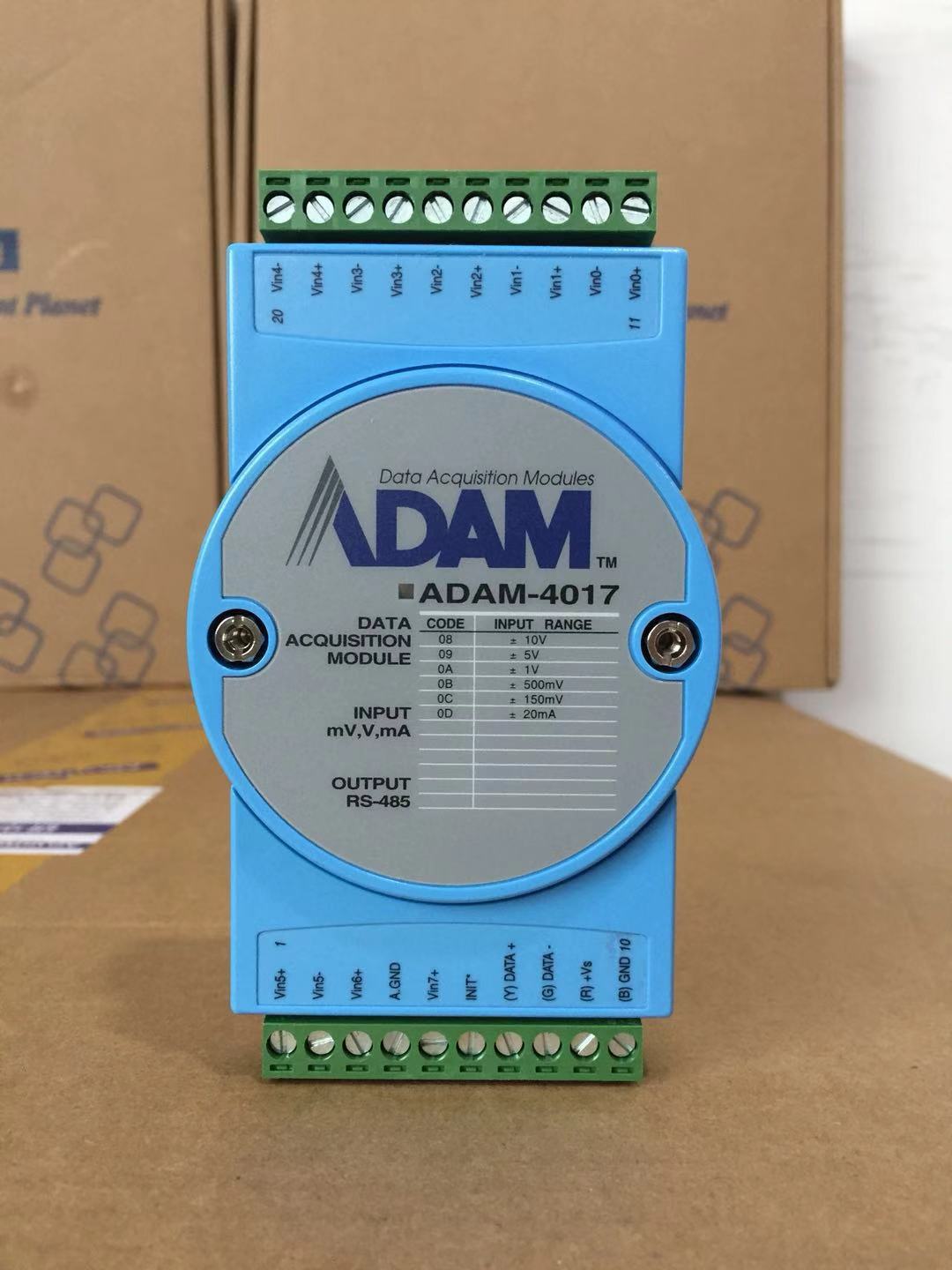 adam-4017e研华8路模拟量输入模块通道6路差分两路单端