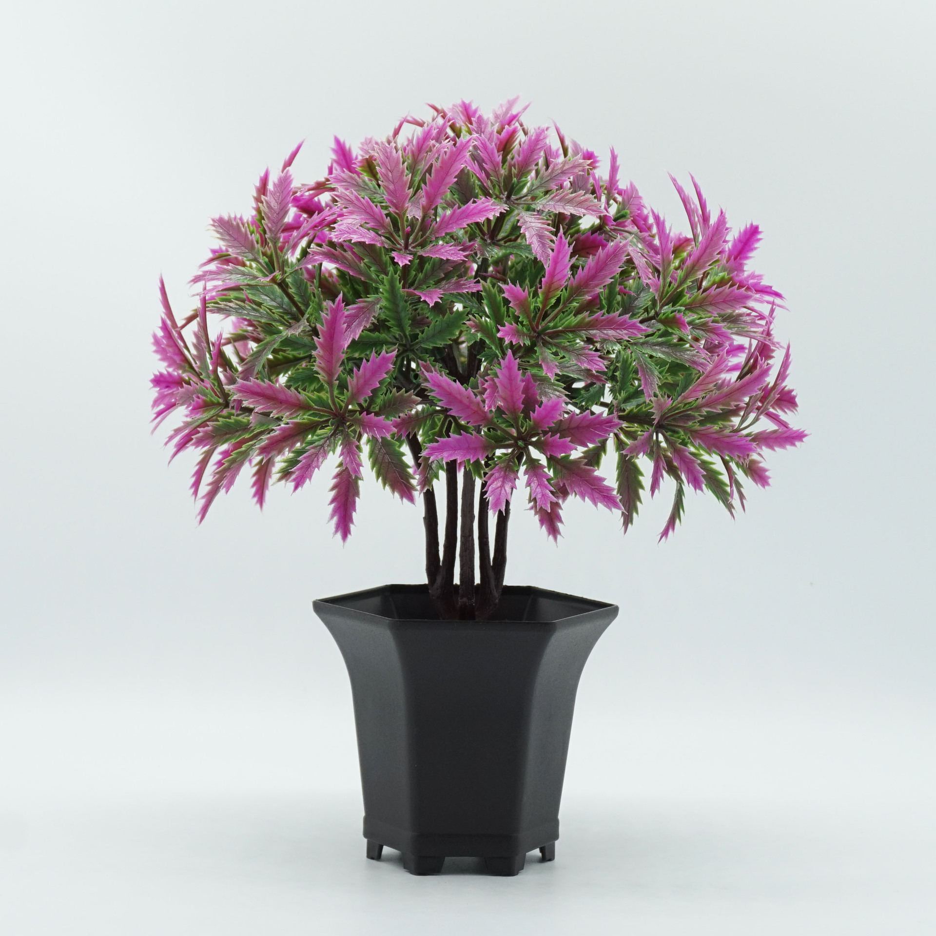 新款创意仿真花盆景 塑料假花盆栽 家居装饰人造花桌面绿植小摆