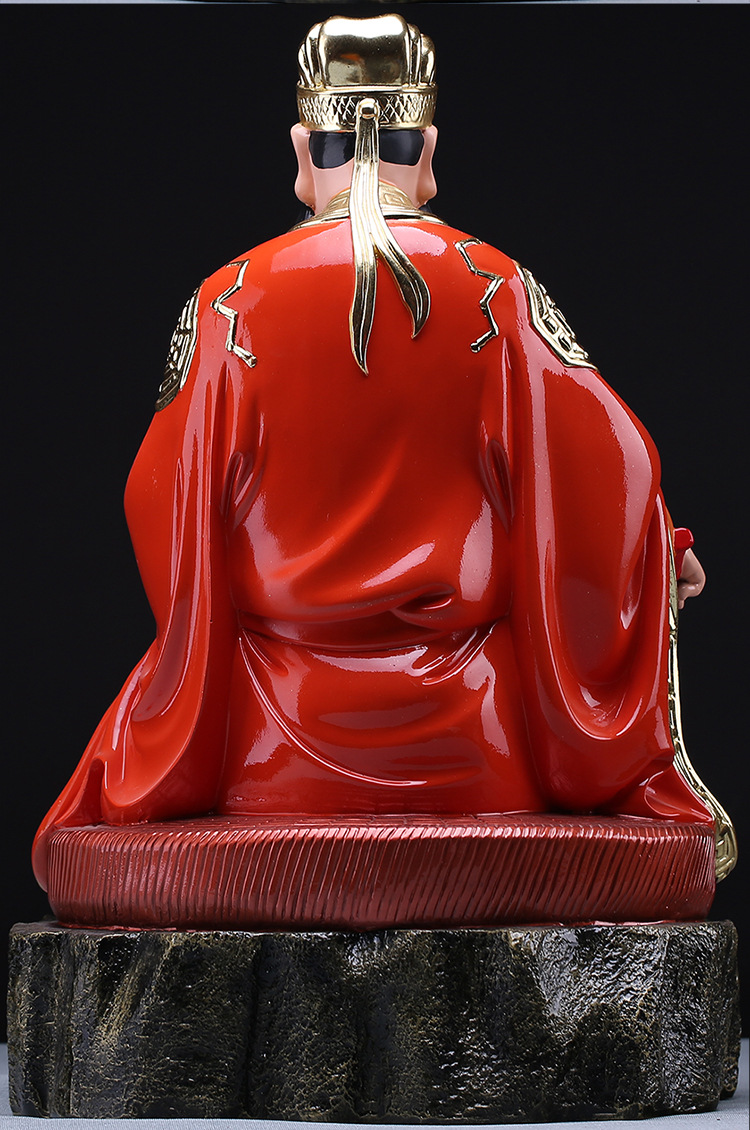 黄大仙神像 树脂彩绘黄大仙佛像供奉风水化煞家居摆件批发