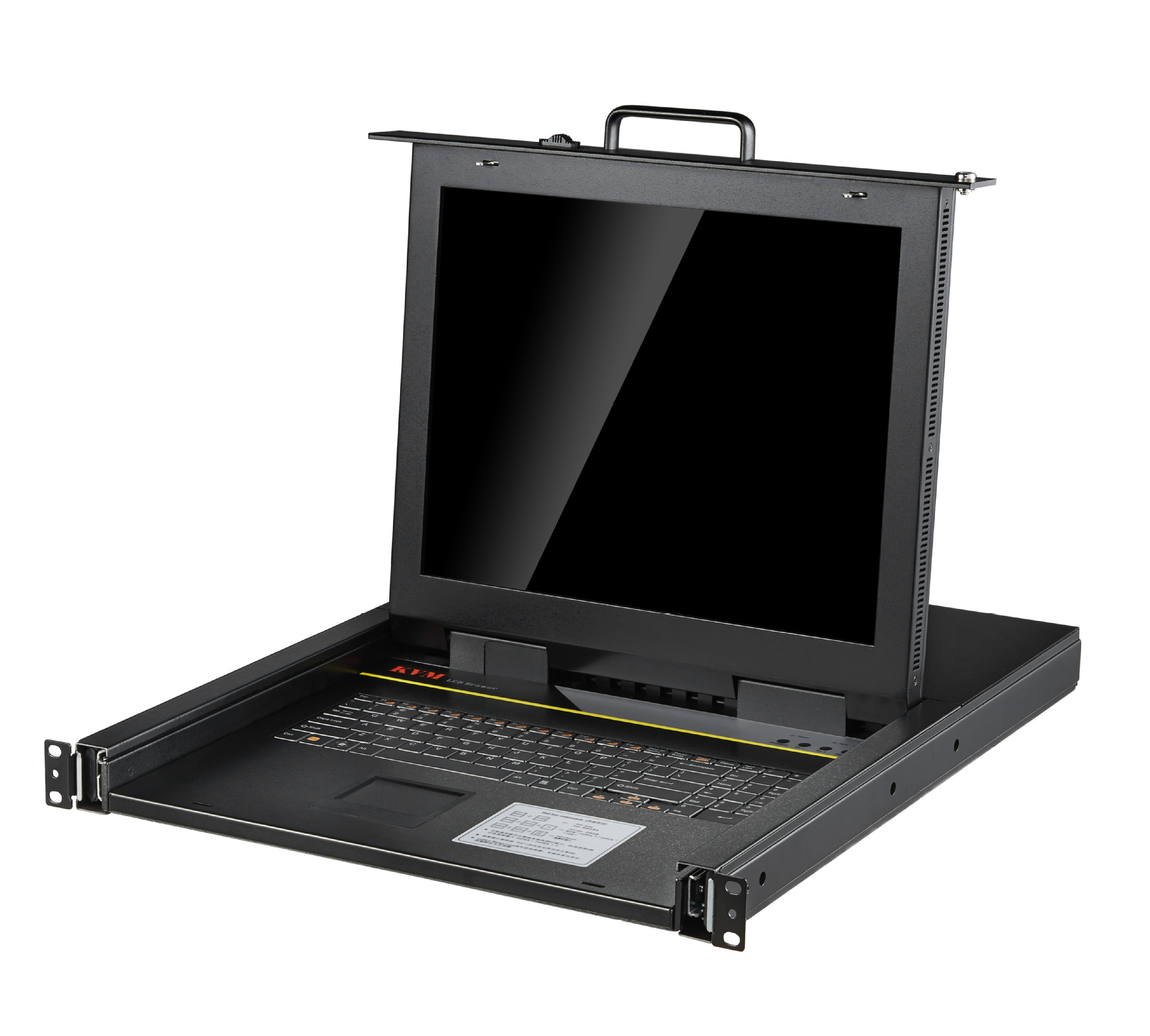 17寸4口led液晶折叠kvm切换器