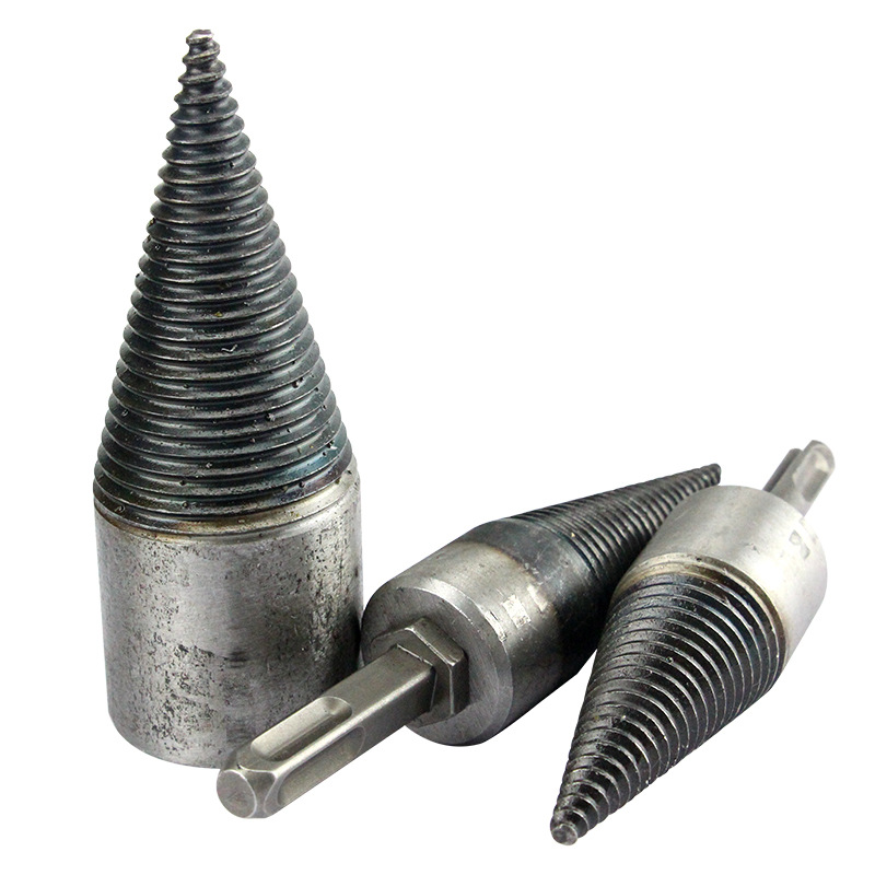 厂家直销 冲击钻水钻多功能劈柴 便携家用劈柴机劈柴钻头