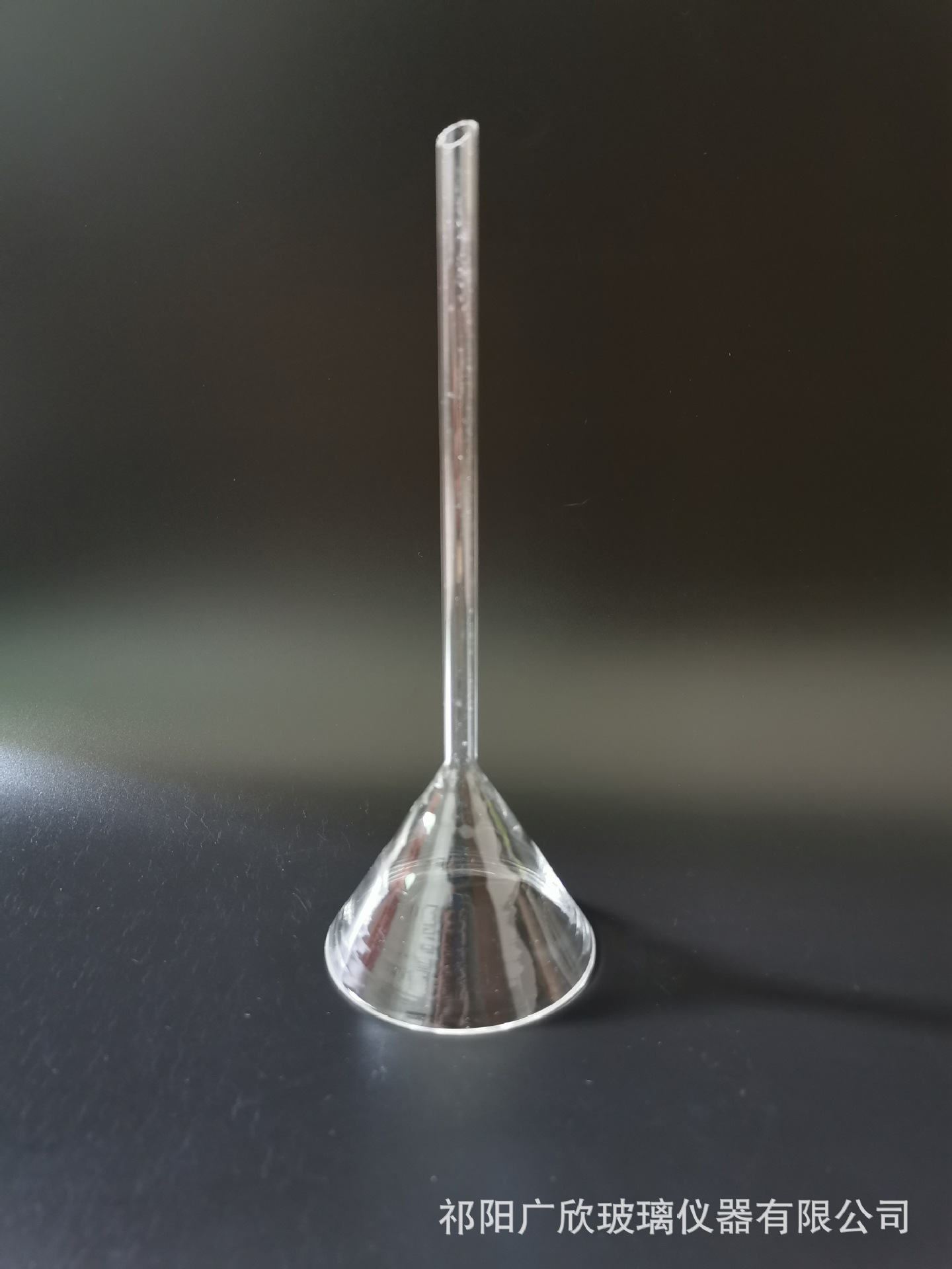 玻璃三角漏斗长颈漏斗短劲漏斗30/40/50/60/75/90mm玻璃漏斗