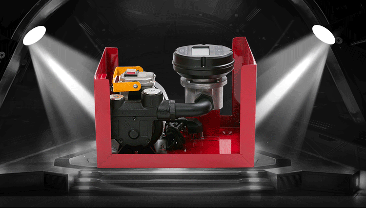 大流量电子计量加油抽油泵12v24v220v机械式全自动柴油加油机油枪