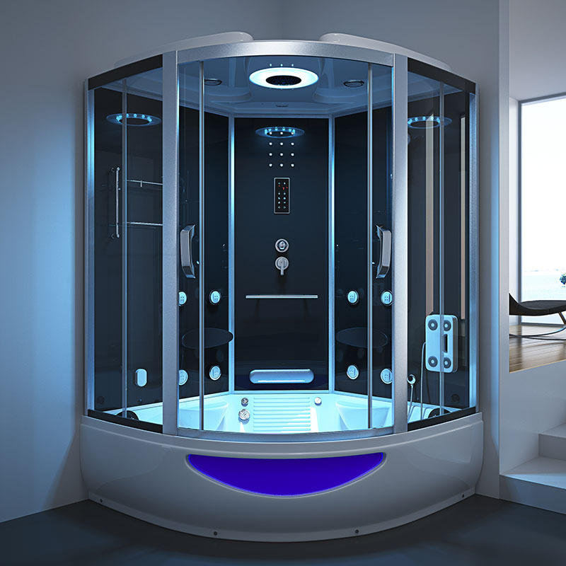 豪华整体淋浴房隔断泡澡淋浴一体卫生间家用浴室干湿分离沐浴房