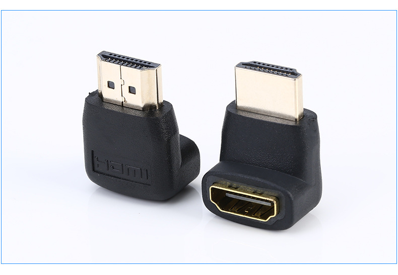 供应hdmi公对hdmi母270度转接头 高清hdmi转接头公对母转换器