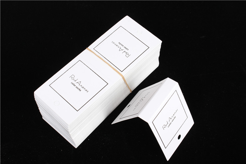 外贸彩卡定做白卡标签铜版纸卡片定制印刷logo售后卡插卡 纸卡