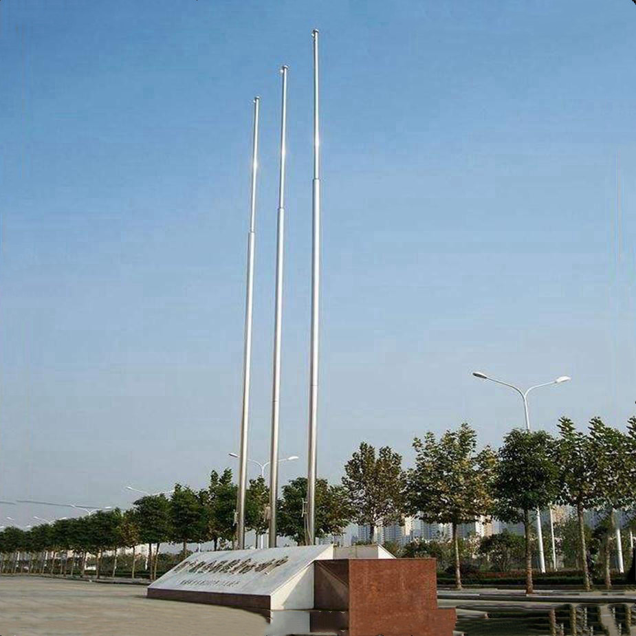 厂家供应12米旗杆 不锈钢旗杆 旗杆厂家 景区旗杆安装