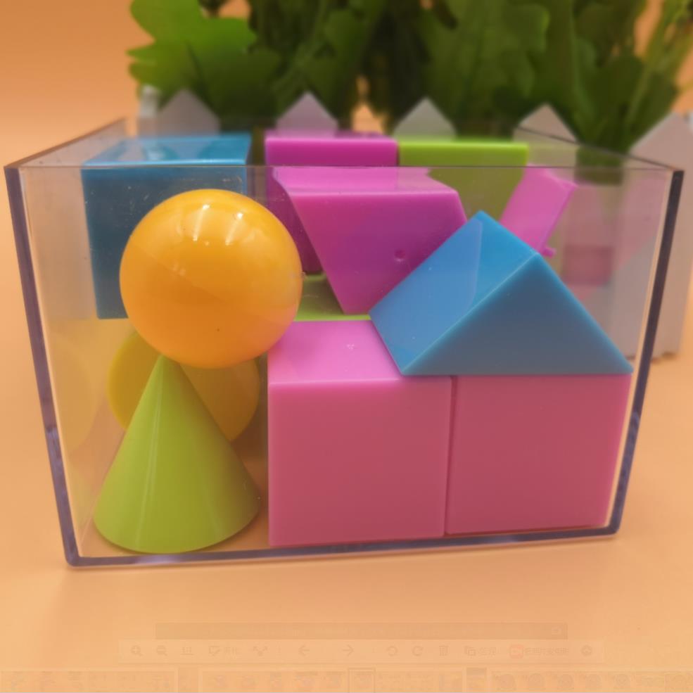 正方体几何教具数学小立方体边长1cm2cm3cm5cm厘米立方块立体