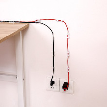 自粘墙上理线器 排线器线卡扣电线桌面固定夹免钉网线收纳固定器