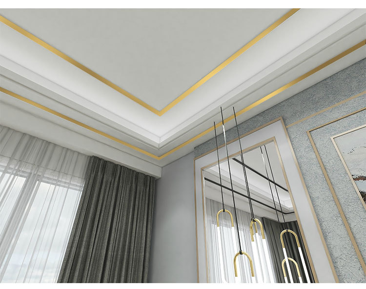 厂家直供美边线自粘石膏线吊顶装饰美边条阳角线贴客厅装饰美边条