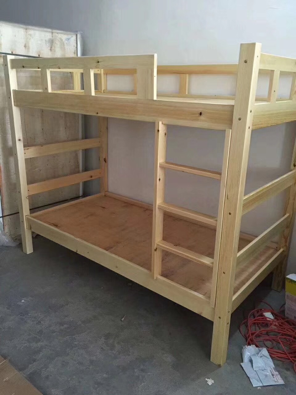 杭州批发实木上下床全松木成人双层床 职工上下铺 员工宿舍实木床