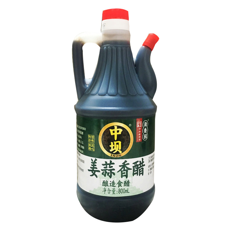 批发正宗中坝陈酿姜蒜香醋800ml 凉拌川菜烹饪蘸饺