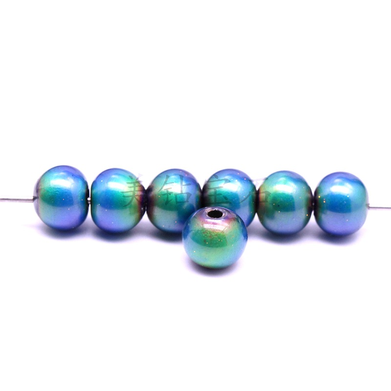 心情宝石 感温变色珠子 土耳其变色石头 diy念珠裸石