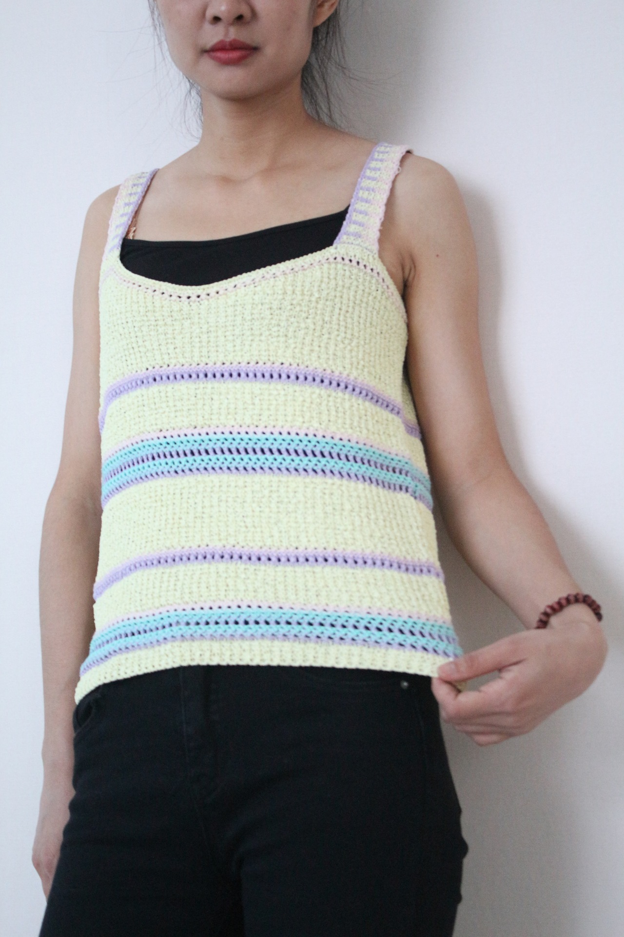 2019女士夏季性感背心吊带针织毛衣小马甲