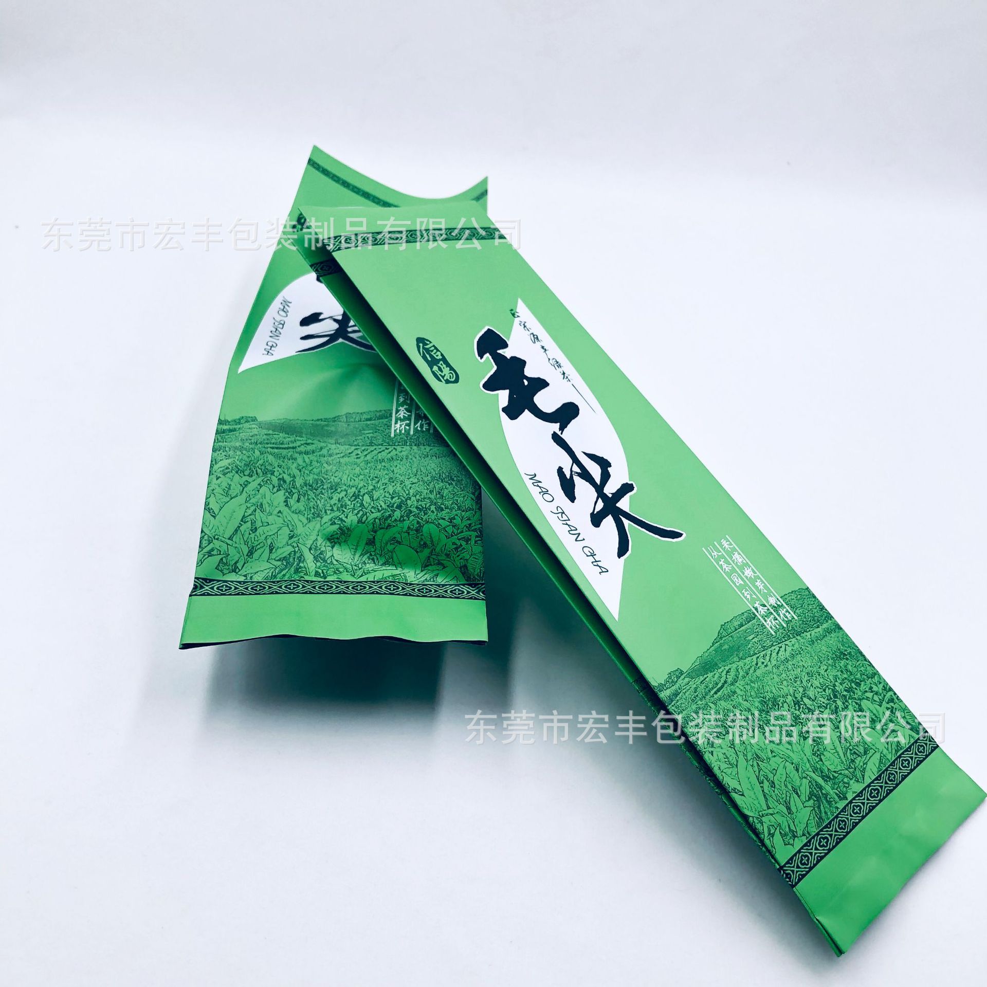 中国茗茶包装袋云雾茶毛峰绿茶铝箔茶叶袋 500g茶叶袋 印刷