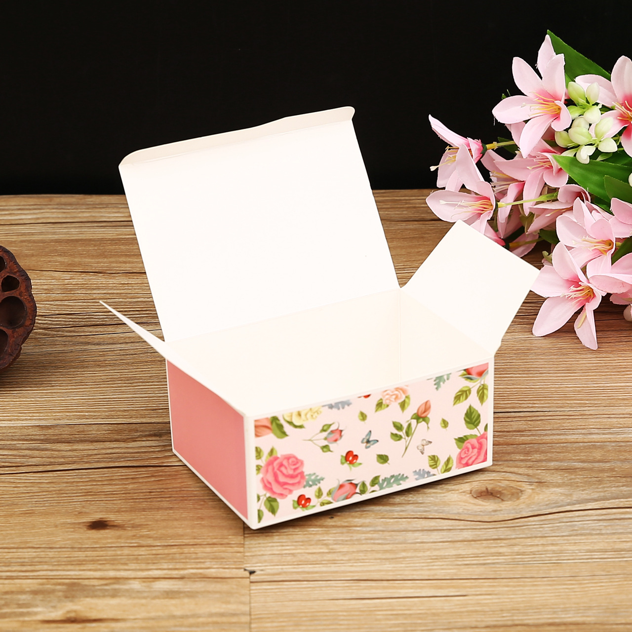 彩色白卡纸盒印刷定制 折叠水果花茶包装 食品包装盒定做