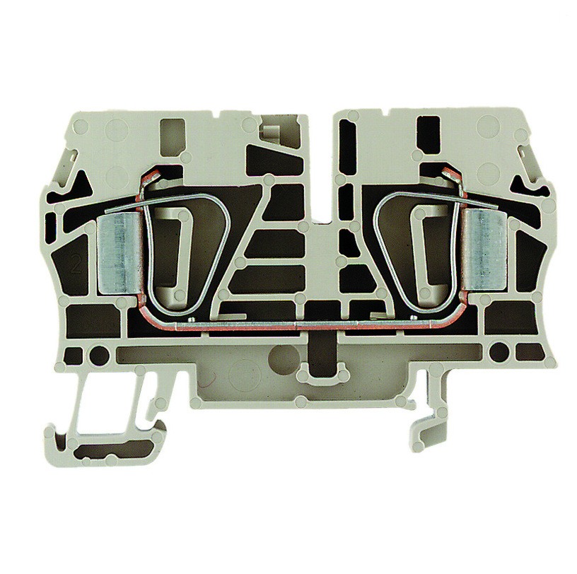 魏德米勒弹簧接线端子zdu 6 1608620000连接器 6平方弹片直通端子