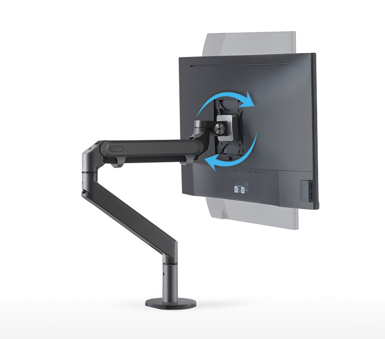 埃普upergo单屏液晶显示器支架万向旋转升降电脑架显示屏桌面底座