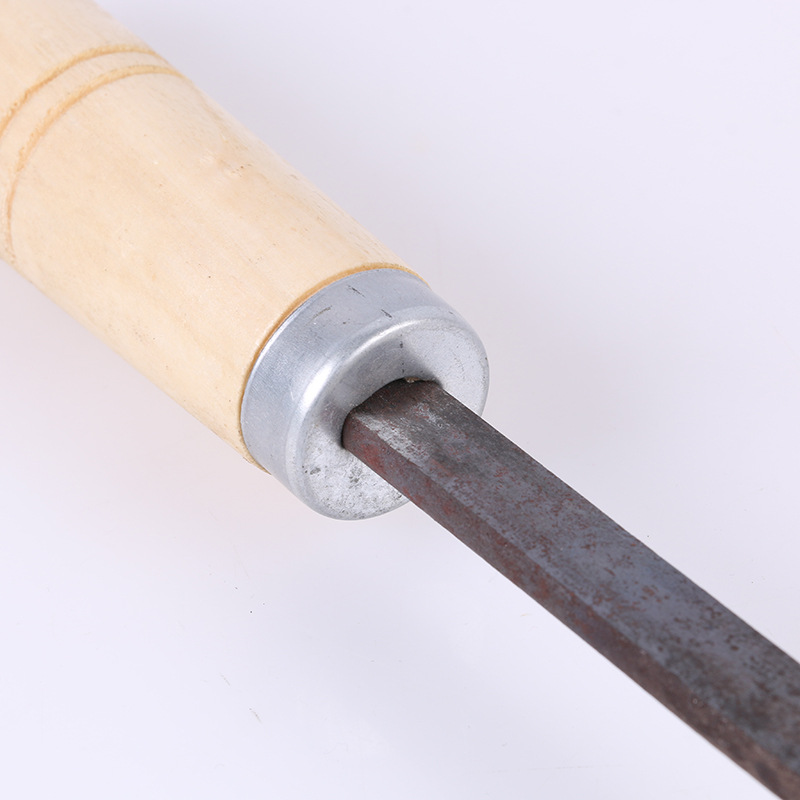 锰钢短柄割草韭菜镰刀 园林工具割草除草麦子锰钢木柄韭菜镰刀