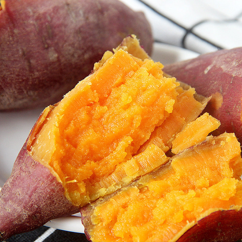 江西赣南红薯5斤装小果新鲜现挖地瓜番薯非六鳌红蜜薯一件代发