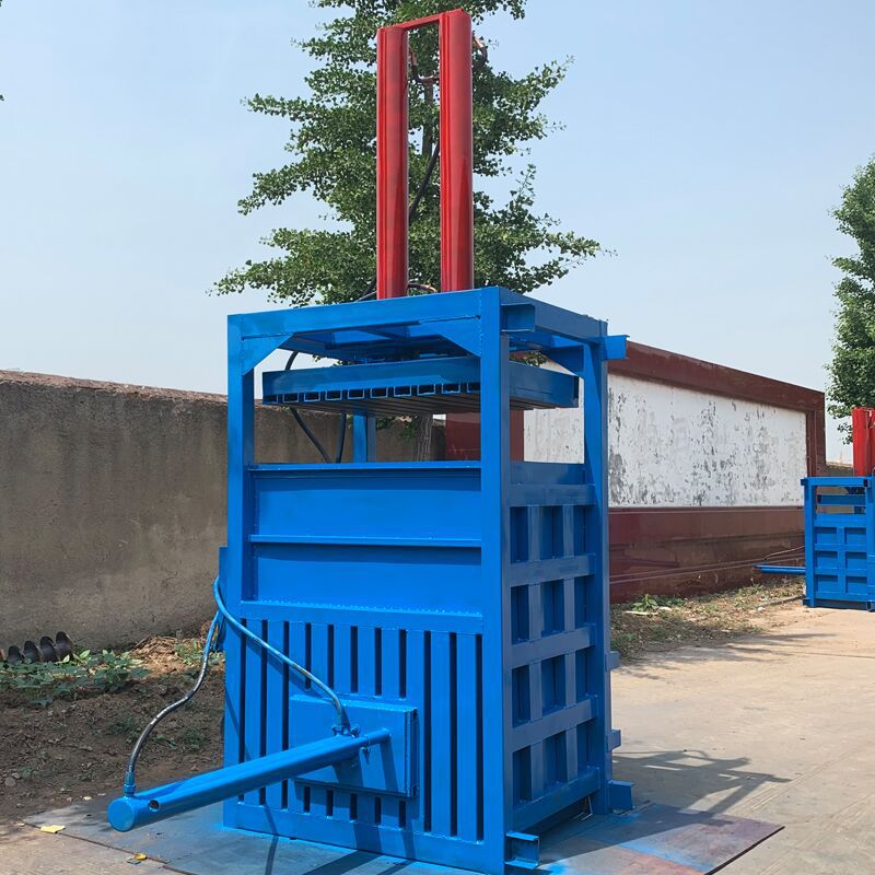 新款油漆桶压扁机 油漆桶压扁机图片编织袋吨袋液压打包机