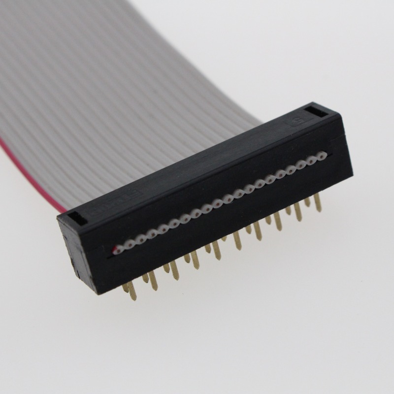 厂家热销2.54dip红边灰排线4478红边灰排线电脑硬盘idc排线