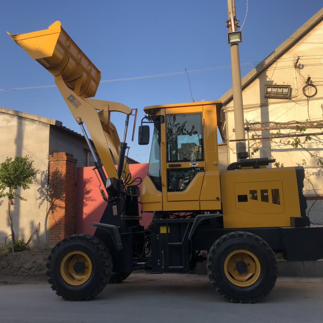 现货小四轮铲车建筑工地柴油18-22马力铲车 轮式小型装载铲车
