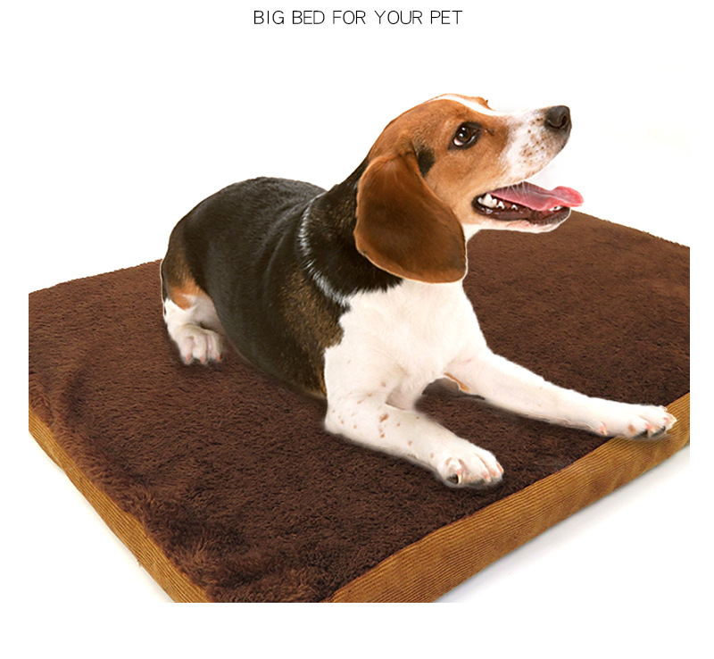 狗垫子可拆洗金毛阿拉斯加大狗床 加厚加大宠物睡垫地垫狗窝棉垫