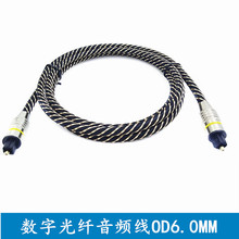 toslink数字光纤音频线方对方口镀金音响功放音频光纤线编织网3米