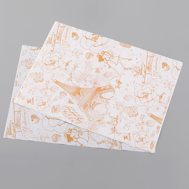 厂家直销防油食品级汉堡鸡肉卷纸 台湾饭团包装纸支持定制